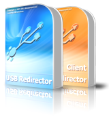 USB Redirector 和 USB Redirector Client 产品包装